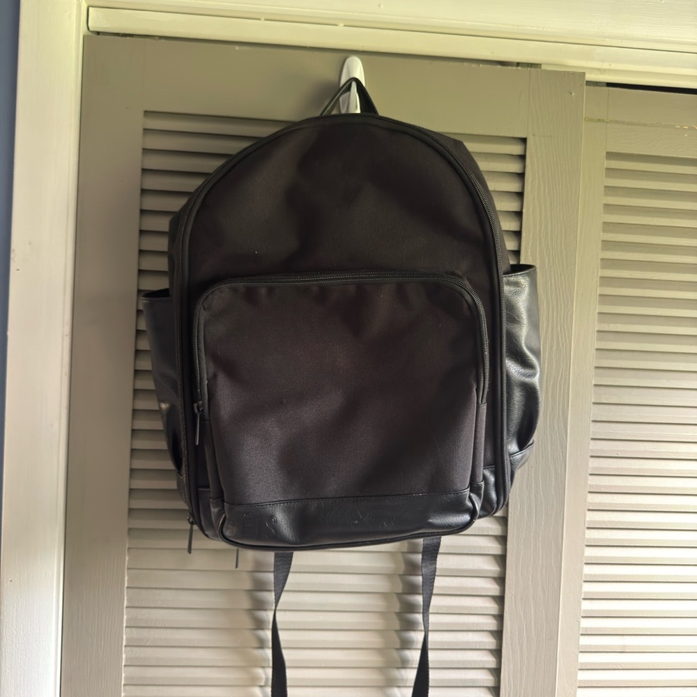 BEIS Black Minimalist Backpack